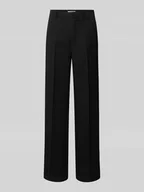 Spodnie damskie - Spodnie z szerokimi nogawkami z mieszanki wiskozy model ‘HATTIE-LANA’ - miniaturka - grafika 1