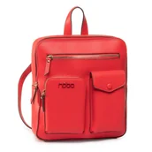 Plecaki - Plecak Nobo NBAG-I1460-C005 Czerwony - miniaturka - grafika 1