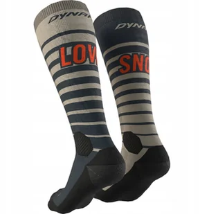 Skarpety ft graphic-rock khaki-3010 snow-l 43-46 DYNAFIT - Skarpety termoaktywne - miniaturka - grafika 1