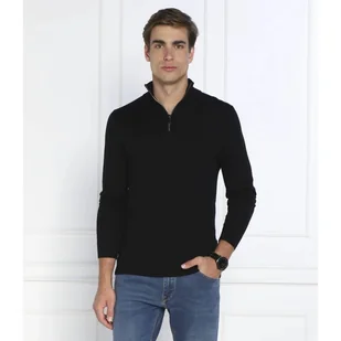 Calvin Klein Wełniany sweter Regular Fit - Swetry męskie - miniaturka - grafika 1
