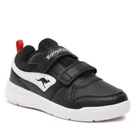Buty dla chłopców - Sneakersy KangaRoos K-Ico V 18578 000 5012 Jet Black/White - miniaturka - grafika 1