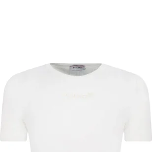 Pinko UP T-shirt | Cropped Fit - Koszulki męskie - miniaturka - grafika 1