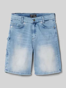 Szorty jeansowe o kroju regular fit z 5 kieszeniami - Spodnie i spodenki dla chłopców - miniaturka - grafika 1