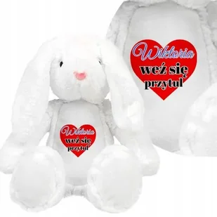 PRZYTULANKA Królik Weź Się PRZYTUL Własne IMIĘ - Maskotki i pluszaki - miniaturka - grafika 1