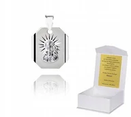 Biżuteria dla dzieci - ! 925 Srebrny Medalik Katolicki 925 1,60 g 2 cm M7 - miniaturka - grafika 1