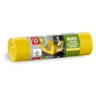 Worki na śmieci - Anna Zaradna Worki do segregacji plastiku/metalu 120 l 10 sztuk - miniaturka - grafika 1