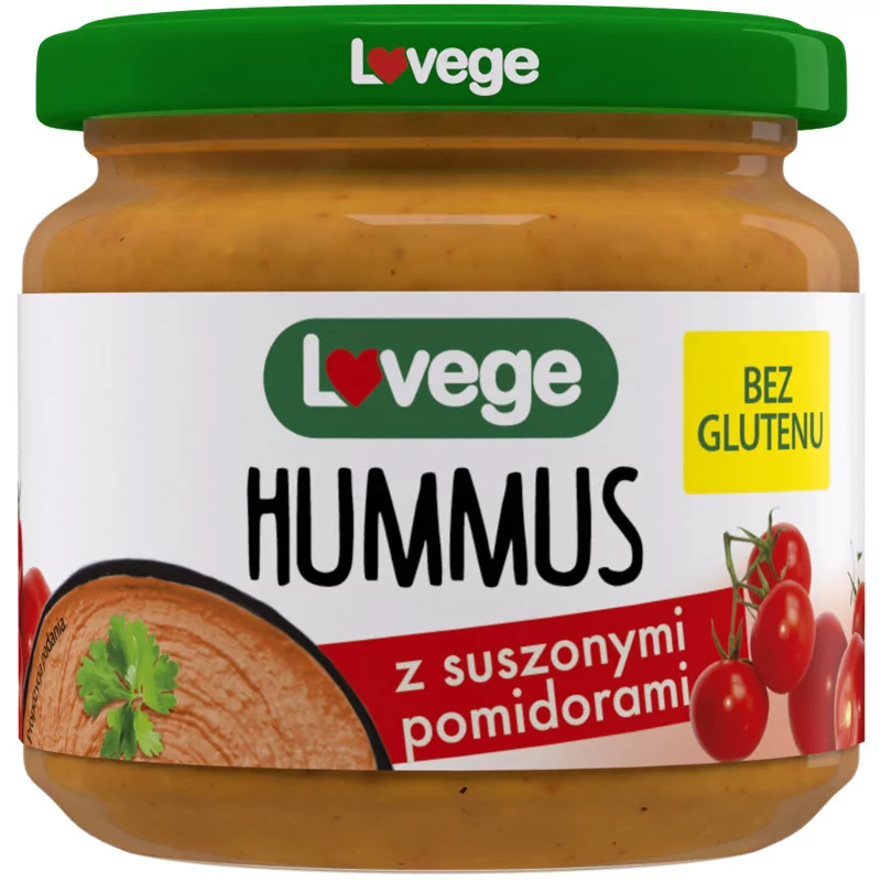 Sante Hummus z suszonymi pomidorami w słoiku 180g