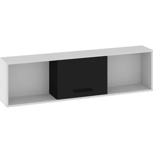 Szafka Wisząca 1D BOS-16 Boss MebloCross Czarny Mat / Dąb Artisan - Szafki do salonu - miniaturka - grafika 1