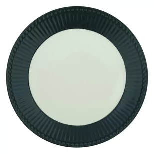 Biało-szary ceramiczny talerz Green Gate Alice, ø 23 cm - Talerze - miniaturka - grafika 1