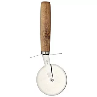 Noże kuchenne - KitchenCraft nóż do pizzy 6,5 cm stal nierdzewna/drewno srebrny/naturalny twm_928725 - grafika 1