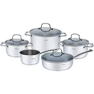 Zestawy garnków i patelni - Klausberg Garnki KLAUSBERG KB-7215 STAL 18/10, zestaw, 9 elementów - miniaturka - grafika 1