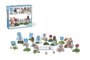 MOKOPIKO Mix&Play - Znaki drogowe - Puzzle - miniaturka - grafika 1