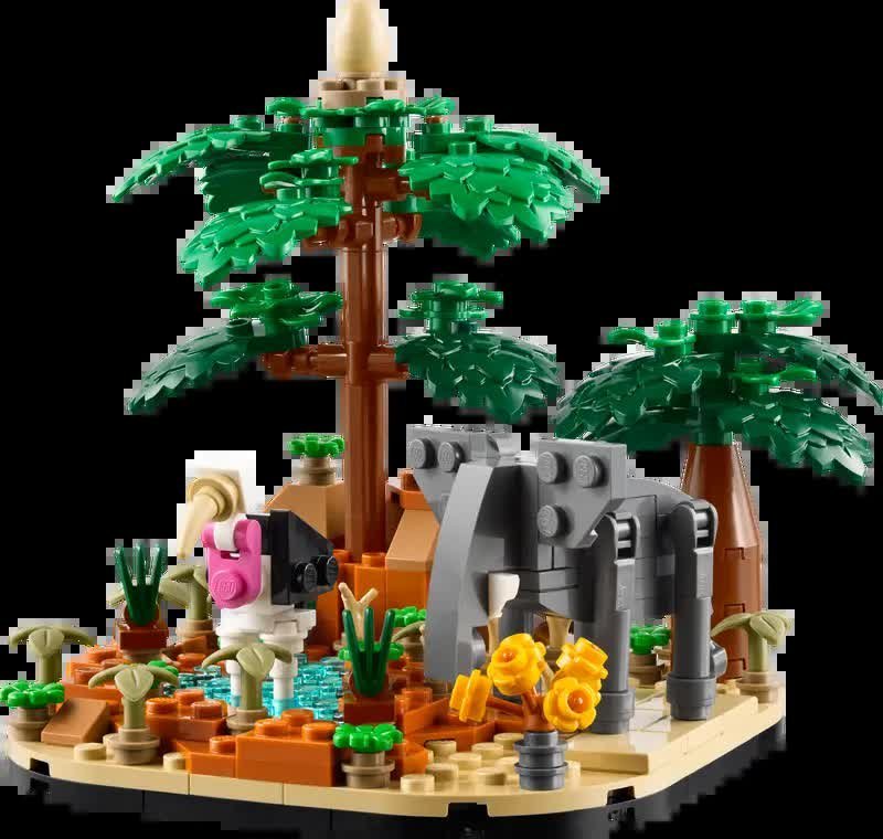 LEGO 40784 Diorama z afrykańską sawanną