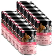 Mokra karma dla kotów - PetRepublic kawałki w sosie z łososiem (sterile) 30x400g dla kota - miniaturka - grafika 1