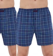 Majtki męskie - Bokserki MĘSKIE cornette comfort 002 292 S / 44 Granatowy - miniaturka - grafika 1