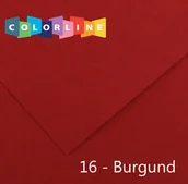 Szkolne artykuły papiernicze - Brystol Canson Colorline 16 burgundowy 150g 10k [mm:] 500x650 (200041392) - miniaturka - grafika 1