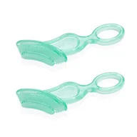 Gryzaki dla dzieci - Brush BABY_Chewable Toothbrush gryzak gumowy 10-36m 2szt. - miniaturka - grafika 1