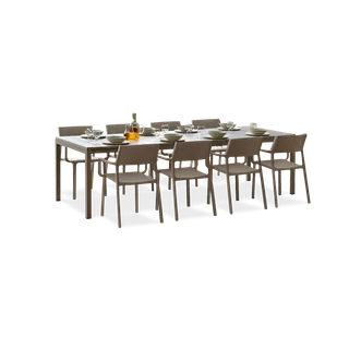 Zestaw ogrodowy Nardi TRILL/RIO - 8/210 Tortora - Meble ogrodowe Zestaw ogrodowy Nardi TRILL/RIO - 8/210 Tortora - Meble ogrodowe - miniaturka - grafika 1