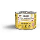 Mokra karma dla kotów - MAC's mokra karma dla kota Adult Drób, wołowina i żurawina 6x200 g - miniaturka - grafika 1