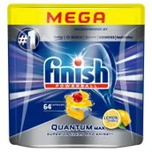 Środki do kuchni i łazienki - Finish Quantum Max tabletki do zmywarki 64 sztuk cytrynowe - miniaturka - grafika 1