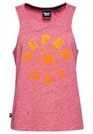 Sukienki - Superdry Vintage Nostalgia Vest Sukienka damska, Fillmore Pink Snowy, 32 - miniaturka - grafika 1