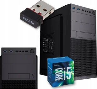 Komputer Pix Baseoffice V3 Intel Core i5 8GB DDR3 500GB HDD DVD Windows 10 - Zestawy komputerowe - miniaturka - grafika 1