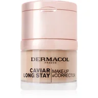 Podkłady do twarzy - Dermacol Caviar Long Stay podkład i korektor z kawiorem odcień 4 Tan Make-up & Corrector) 30 ml - miniaturka - grafika 1