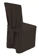 Pokrowce na meble - Dekoria Sukienka na krzesło Coffe czekoladowy brąz) 45 × 94 cm Cotton Panama 580-702-03 - miniaturka - grafika 1