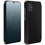 Etui i futerały do telefonów - Etui z klapką, lustrzane etui do Samsunga Galaxy A51, stojące etui – czarne - miniaturka - grafika 1