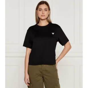 Guess Jeans T-shirt | Regular Fit - Koszulki i topy damskie - miniaturka - grafika 1