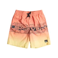 Spodenki damskie - Dziecięce Szorty QUIKSILVER WORDBLOCK 16 B JAMV EQBJV03434-MHV6 – Pomarańczowy - miniaturka - grafika 1