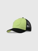 Czapki dla dzieci - 4F Czapka z daszkiem trucker dziecięca - zielona Uniwersalny - miniaturka - grafika 1