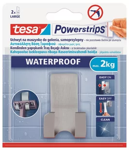 TESA Haczyk ścienny POWERSTRIPS WATERPROOF TESA - Wieszaki łazienkowe - miniaturka - grafika 1