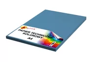 Szkolne artykuły papiernicze - Papier techniczny A4 180g niebieski pruski 50 arkuszy - miniaturka - grafika 1