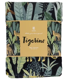 Koc Tigerino nowoczesny 150x200 czarny tygrys - Koce - miniaturka - grafika 1