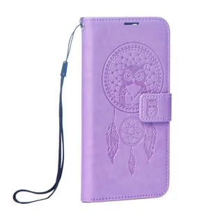 Kabura MEZZO Book do XIAOMI Redmi 13C łapacz snów fioletowy - Etui i futerały do telefonów - miniaturka - grafika 1