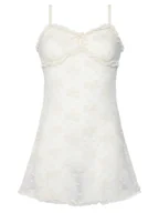 Piżamy damskie - Hunkemöller Halka Darcy 302686 Beżowy Slim Fit - miniaturka - grafika 1