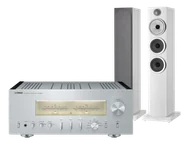 Zestawy stereo - Yamaha A-S3200 (srebrny) + 704 S3 (biały) - miniaturka - grafika 1