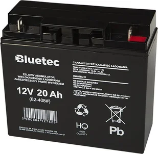 Blow 82-408# Akumulator żelowy 12v 20ah bluetec - Ładowarki i akumulatory - miniaturka - grafika 1