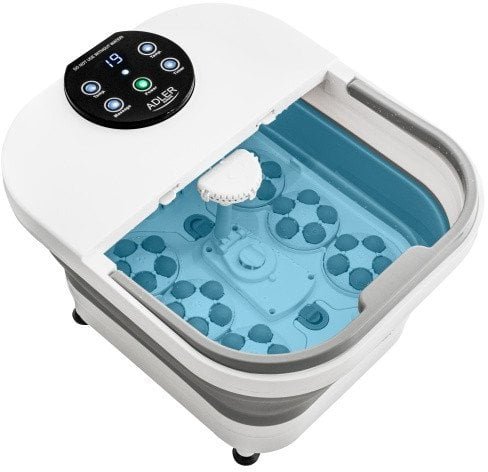 AD 2182 Składany hydromasażer do stóp z masażem mechanicznym, podgrzewaniem wody i panelem led