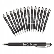 Długopisy - Długopisy grawer reklamowy z logo personalizowany świecący napis 100szt - miniaturka - grafika 1