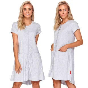 Doctor Nap 9445 koszula do karmienia melanż, S - Piżamy ciążowe - miniaturka - grafika 1