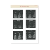 Kalendarze - Naklejki kalendarze na 2025 rok #6 - miniaturka - grafika 1