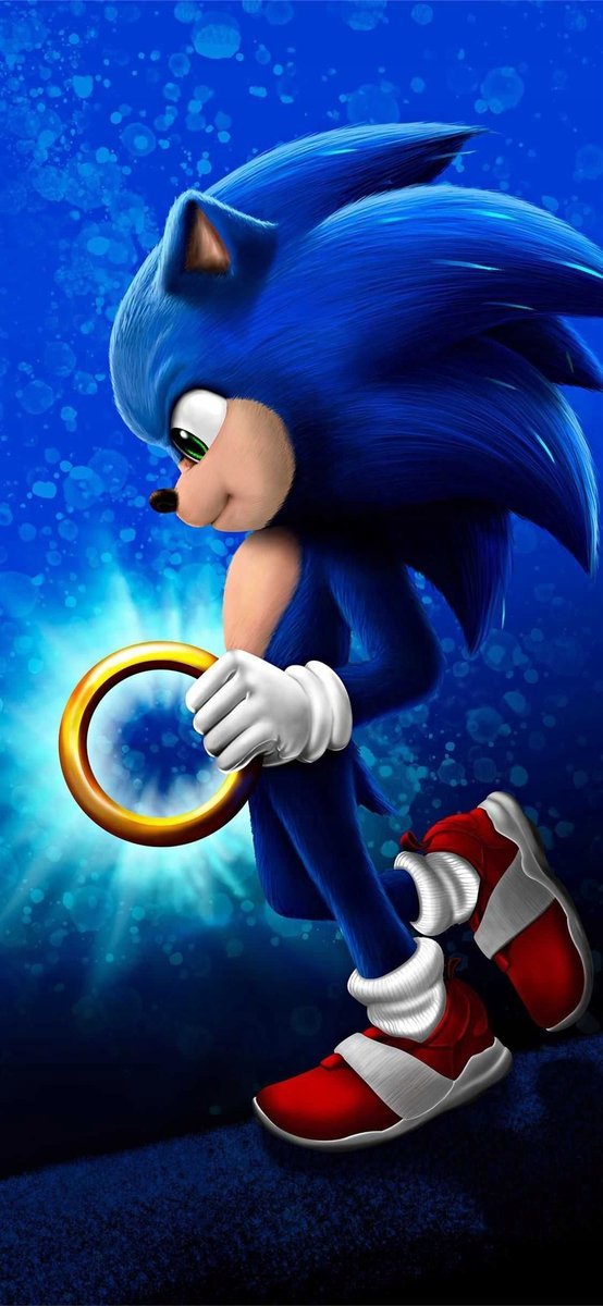 Naklejki na ścianę Sonic 2 Szybki jak błyskawica 90x60 cm
