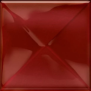 Opoczno Glass Dekor 20x20 Czerwony Poler - Płytki ceramiczne - miniaturka - grafika 2