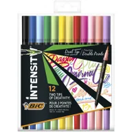Przybory szkolne - Bic Mazaki (12 szt.) "Intensity Dual Tip" 3086123681538 - miniaturka - grafika 1