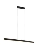 Lampy sufitowe - Trio Leuchten Lampa wisząca czarna z diodą LED ściemnianą w stopniach Kelvina - Yipke - miniaturka - grafika 1