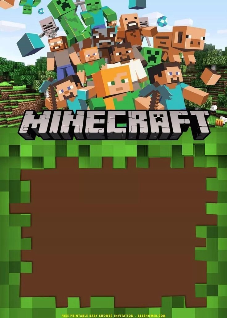 PODKŁADKA POD MYSZ Z Nadrukiem 22x18 cm Minecraft Vintage Tekst Prezent