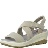 Sandały damskie - Jana Softline Sandały damskie 8-8-28760-20, beżowe, 38 EU, beżowy, 38 EU Weit - miniaturka - grafika 1