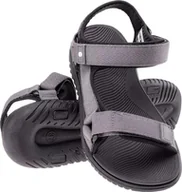 Buty dla dziewczynek - Hi-Tec SANDAŁY I KLAPKI APODIS TEEN GREY/BLACK 39 - miniaturka - grafika 1